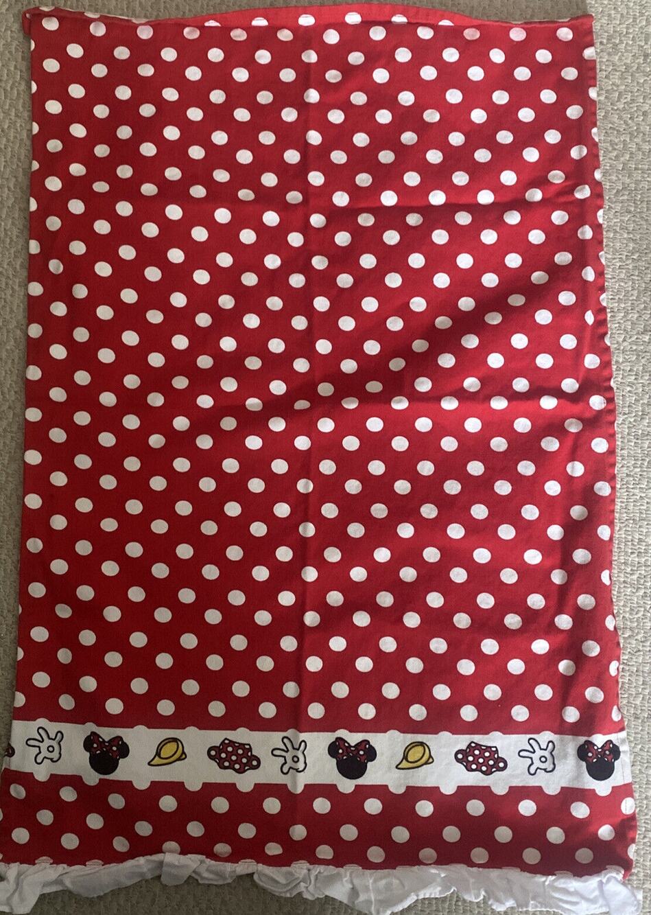 Disneyland Vintage Minnie Mouse Dish Towel 26x17